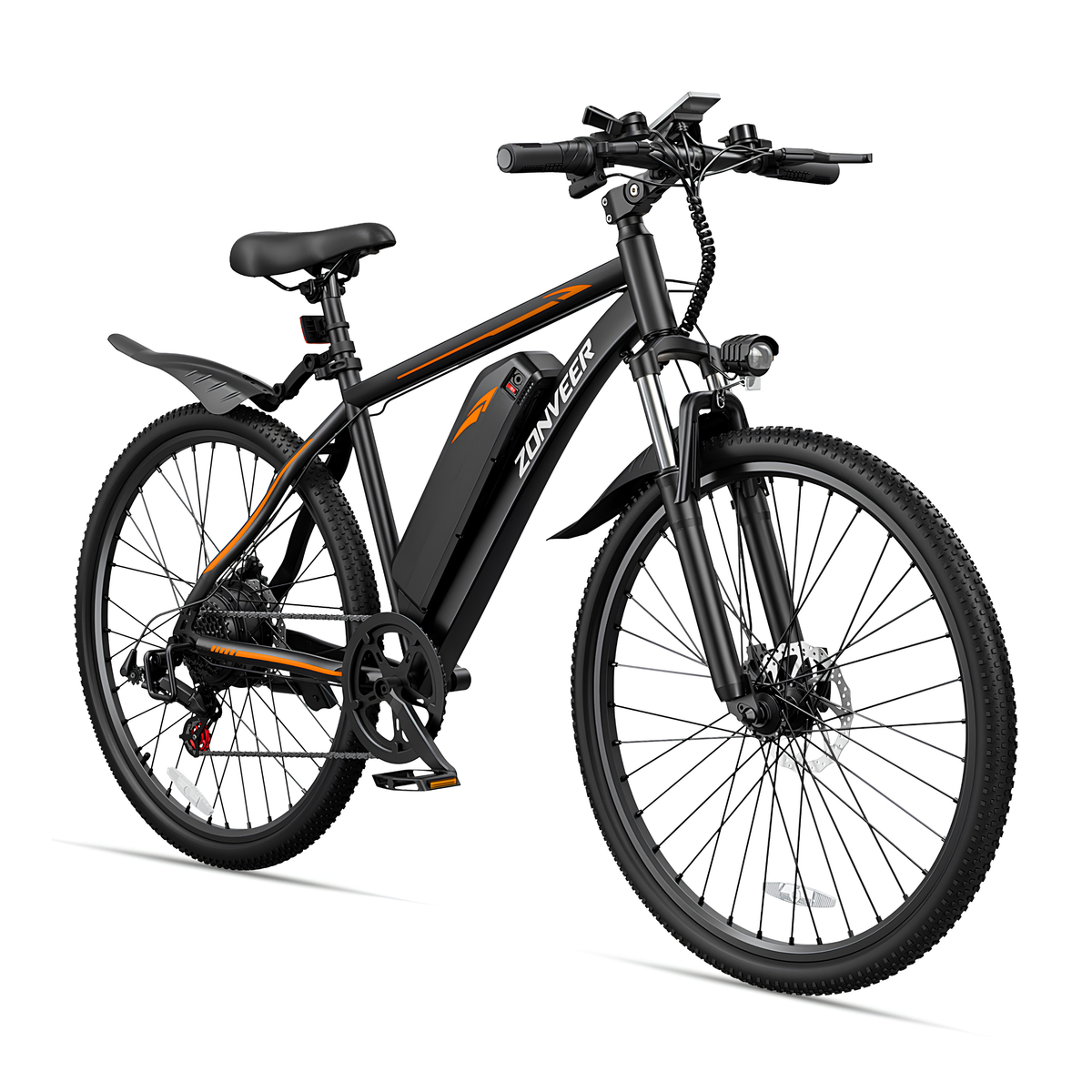 ZONVEER M26 electric bike with removable 36 V 10 Ah battery – Wheelyshop