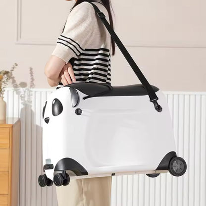 Ride-on suitcase for kids – Panda Edition - Ride-on suitcase - Wheelyshop