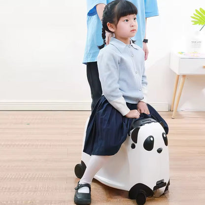 Ride-on suitcase for kids – Panda Edition - Ride-on suitcase - Wheelyshop