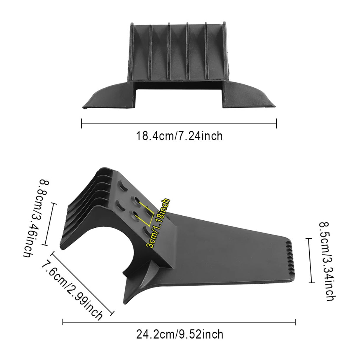Bakre fotplatta INOKIM OX/OXO - Reservdel - Wheelyshop