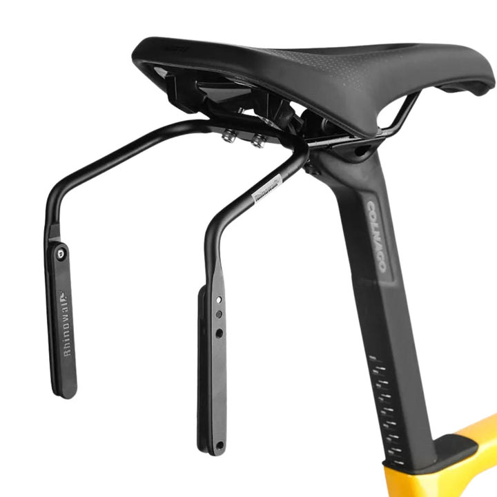 Rear aluminium seatpost mount for saddle bags