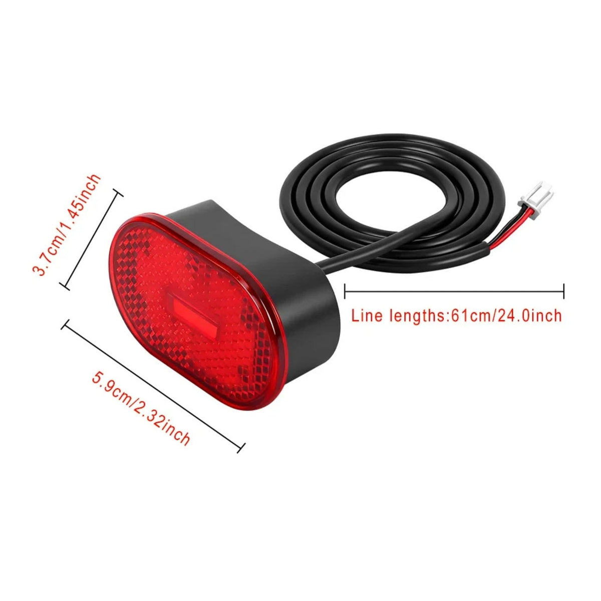 Detail of rear mudguard kit for Xiaomi 5 Pro