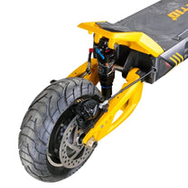 Close-up of rear shock absorber for VSETT 10+/ZERO 10X/TEVERUN 11 on the electric scooter