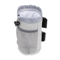 Bottle holder Bag Edition in grey, angled view
