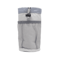 Bottle holder Bag Edition in grey, front view