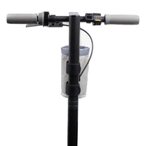 Bottle holder Bag Edition in grey fitted on the electric scooter
