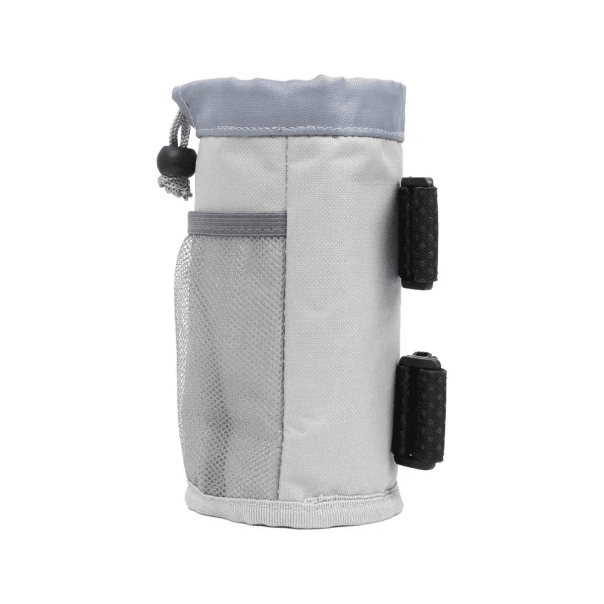 Bottle holder Bag Edition in grey, side view