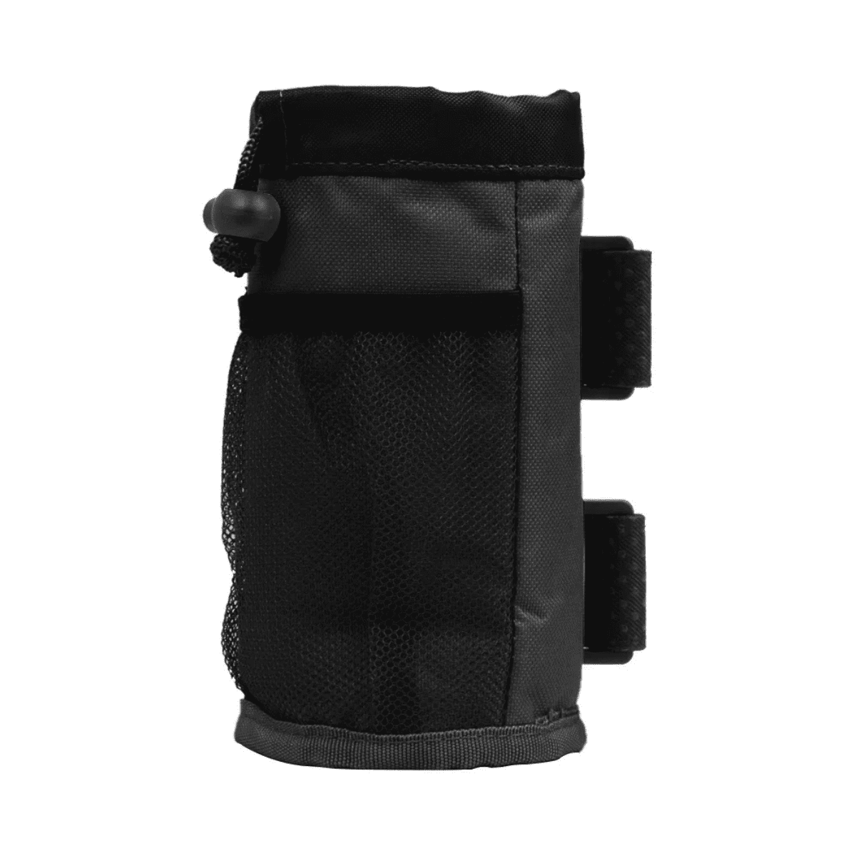 Bottle holder Bag Edition in black, side view