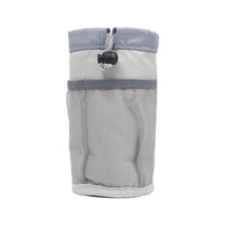 Bottle holder Bag Edition in grey, front view