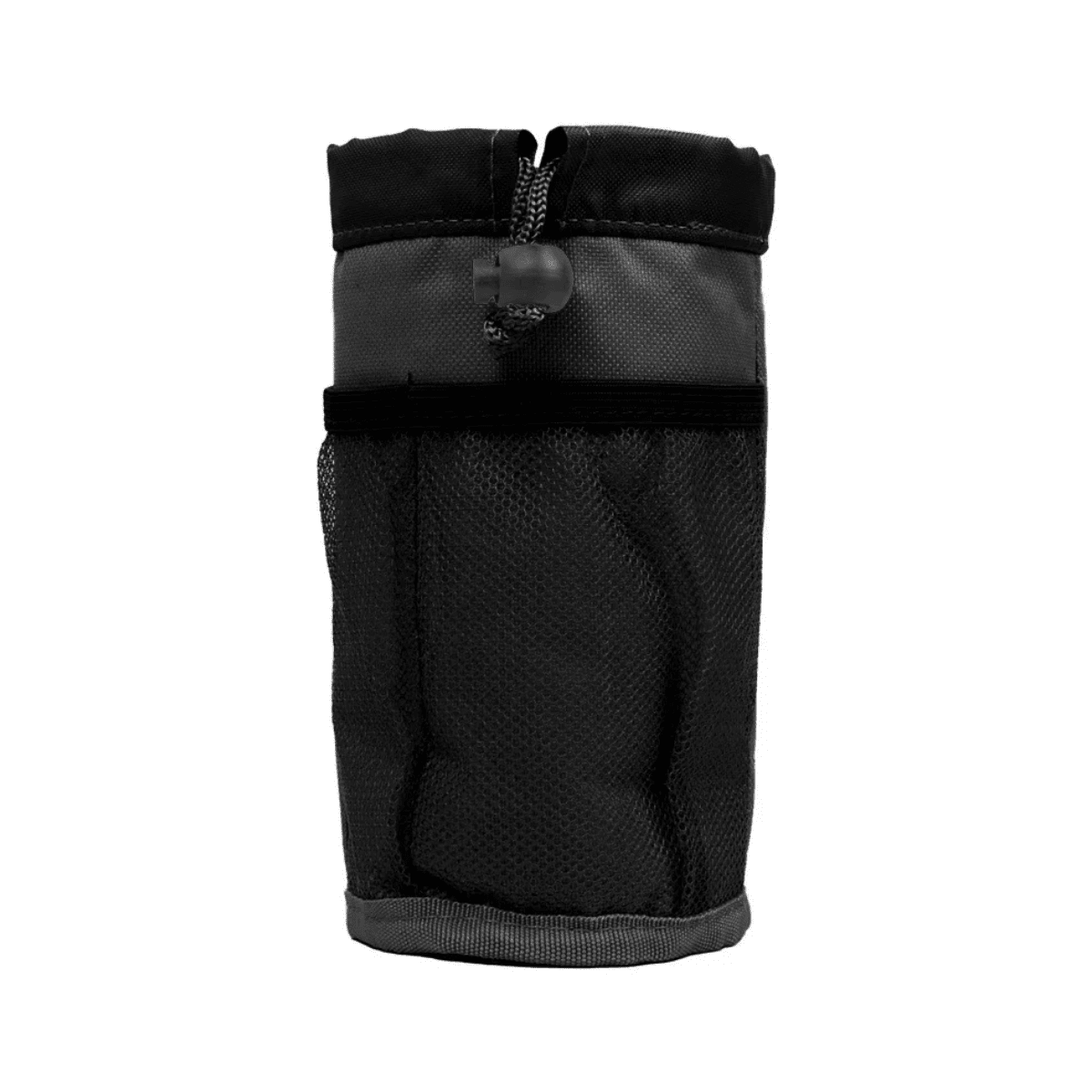 Bottle holder Bag Edition in black, front view