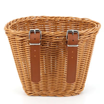 Bicycle basket Classic Edition, front and side views