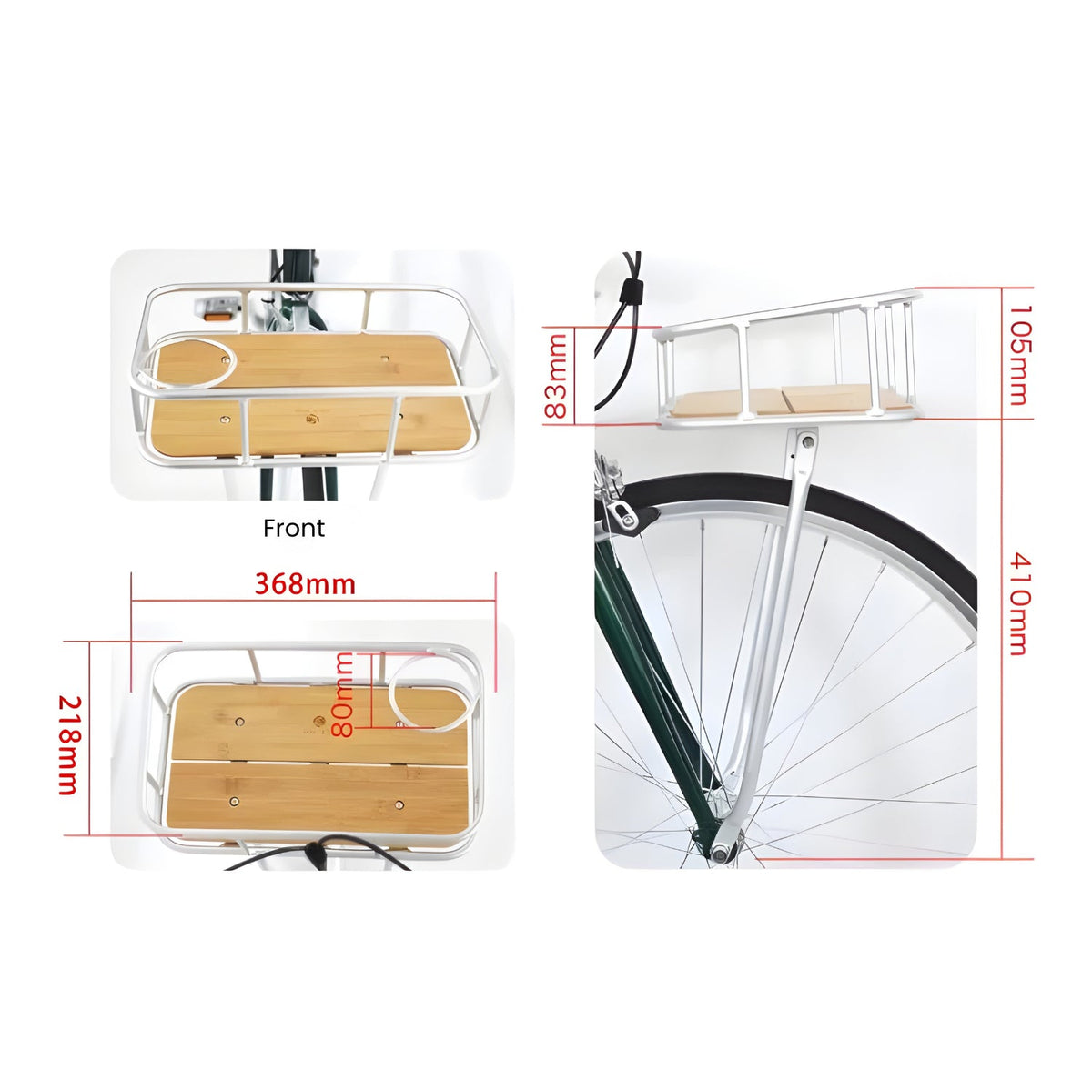 Detail of bicycle basket Retro Edition