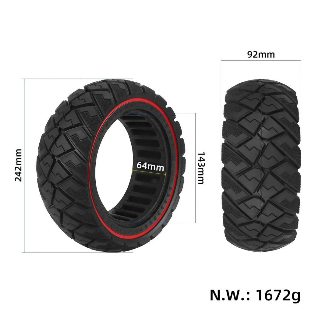Däck 11" Semi - solida Ninebot Max G3/ZT3/ZT3 Pro - Line Edition - Reservdel - Wheelyshop