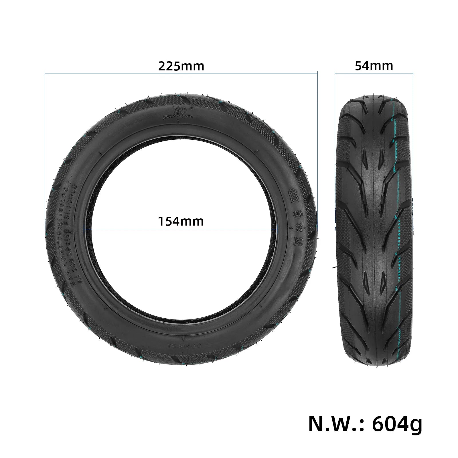 Tire 9.2" Air Xiaomi - Anti puncture gel - Spare part - Wheelyshop