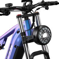 Duotts E26 headlight in purple