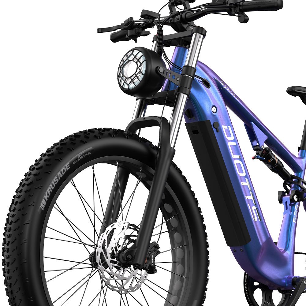 Duotts E26 front wheel and fork