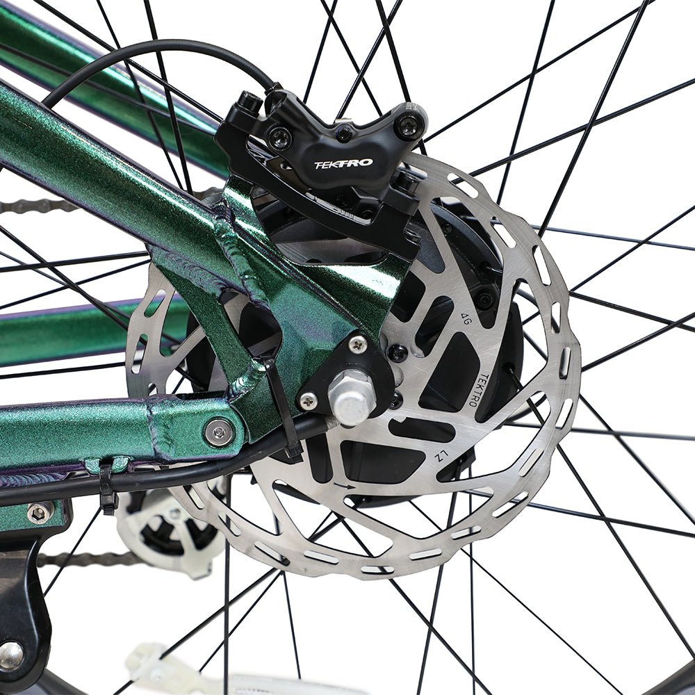 Duotts E26 disc brake in green