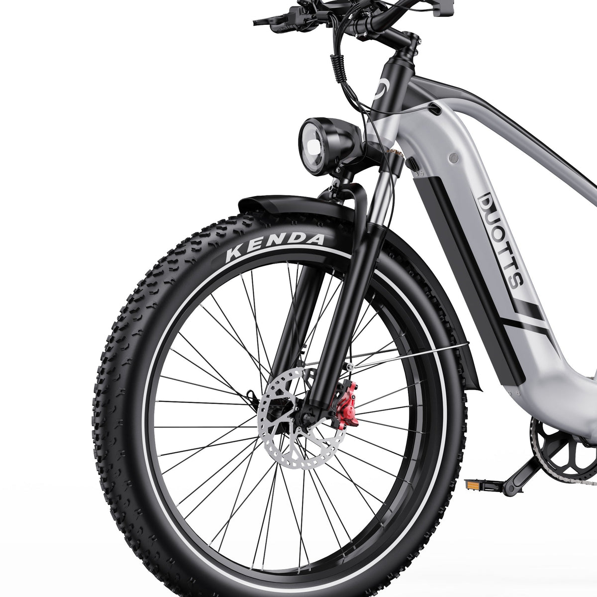 Duotts F26 Lite front wheel and fork