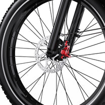 Duotts F26 Lite front wheel and fork