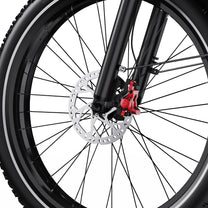Duotts F26 Lite front wheel and fork