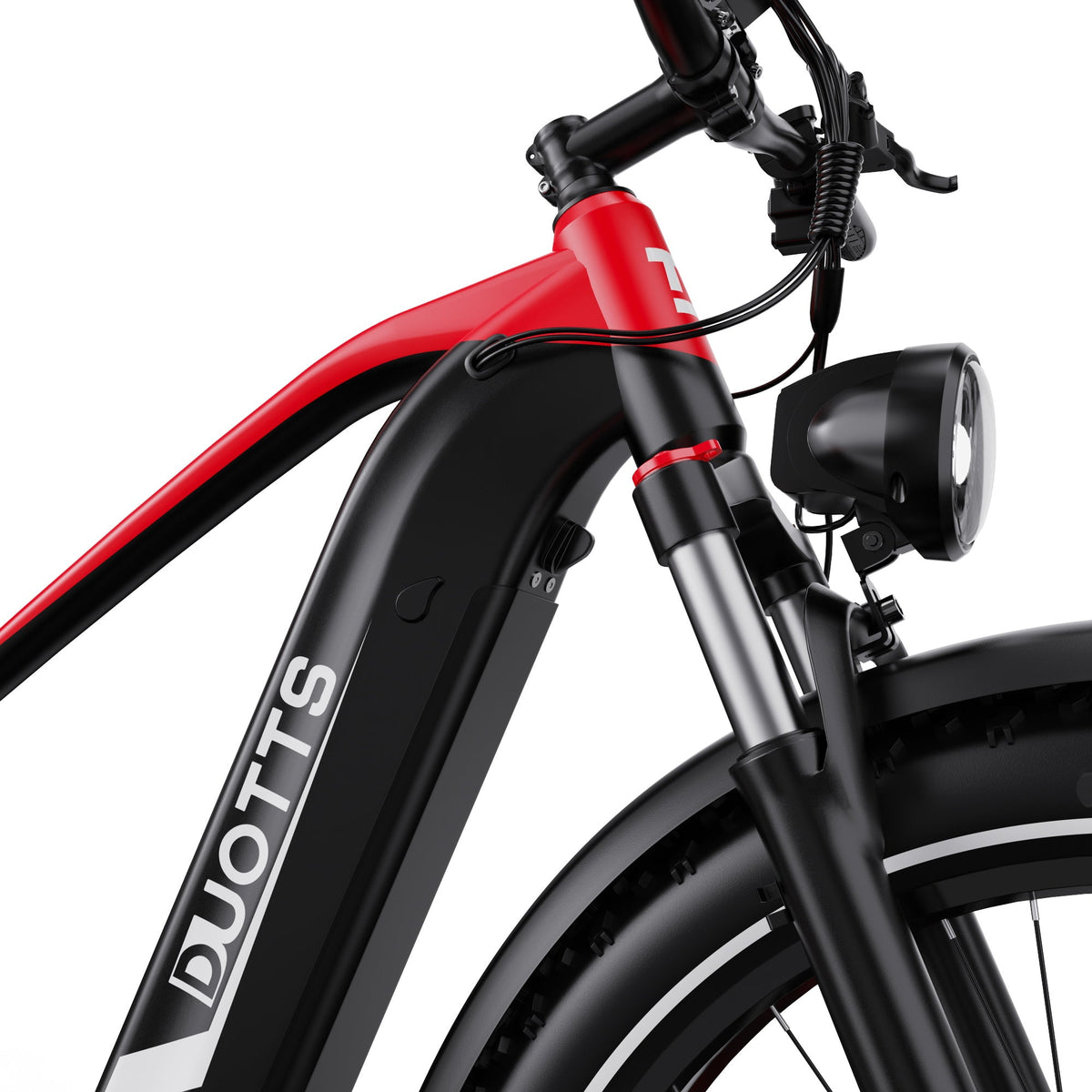 Duotts F26 Lite headlight in red