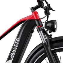 Duotts F26 Lite headlight in red