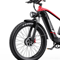 Duotts F26 front wheel and fork in red