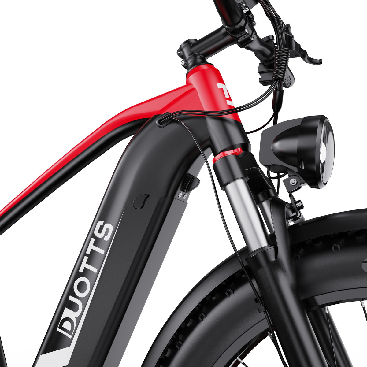 Duotts F26 headlight in red