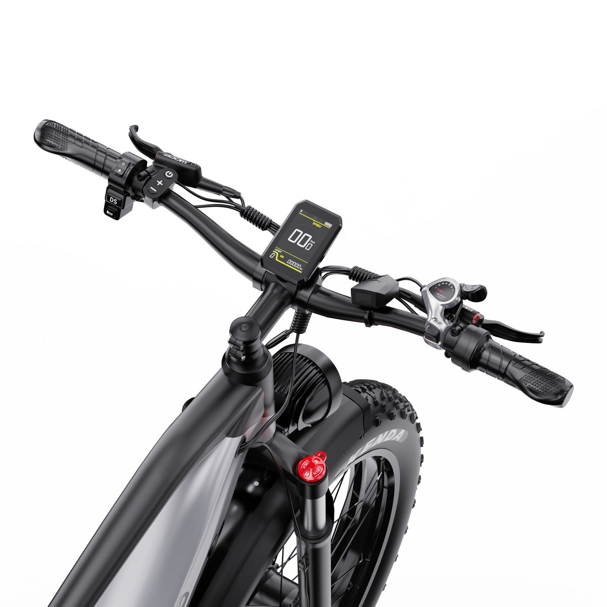 Duotts F26 handlebar with display and controls