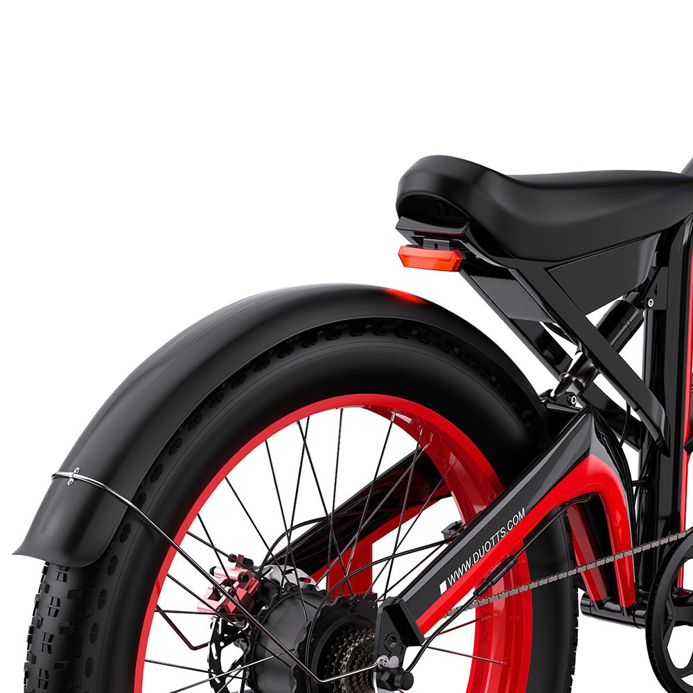 Duotts N26 mudguard in red