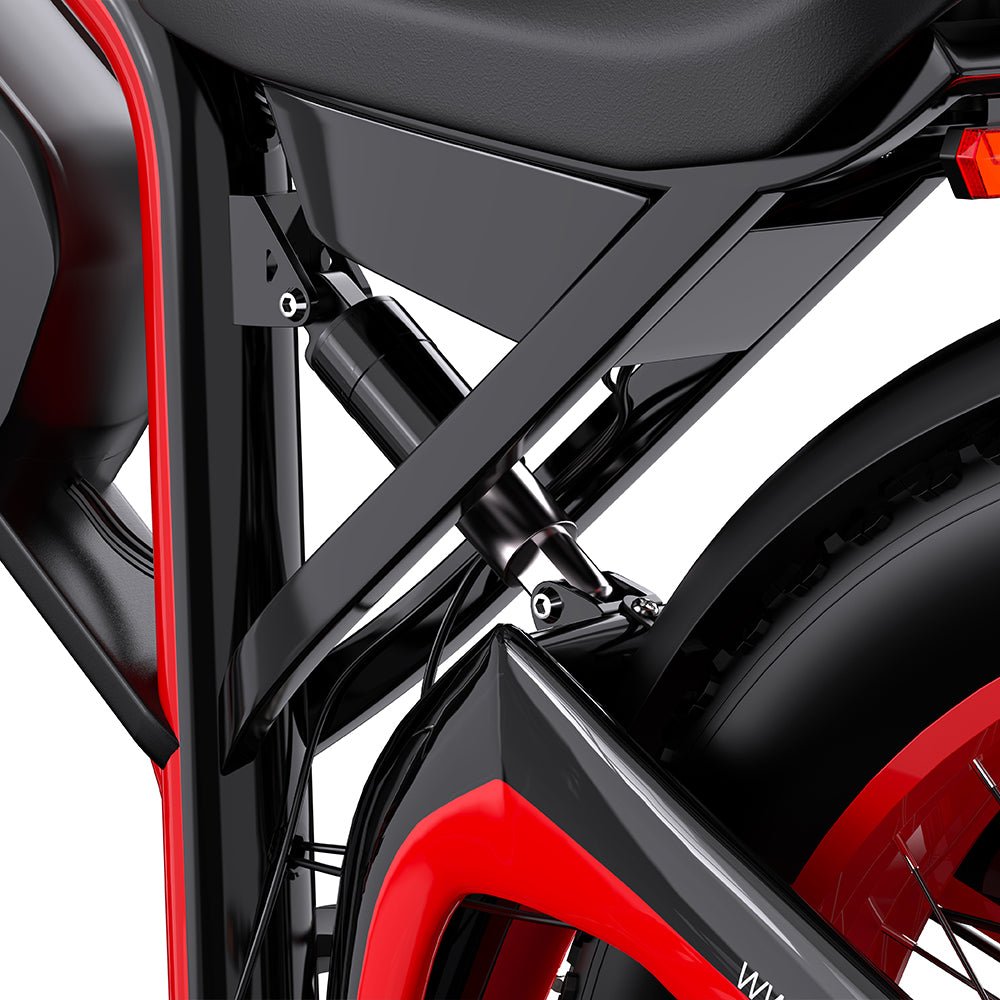 Duotts N26 frame in red