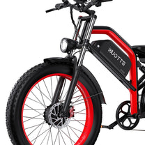Duotts N26 front wheel and fork in red