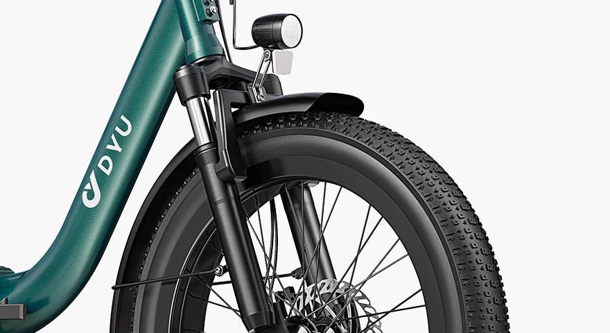 DYU C9 front wheel and fork