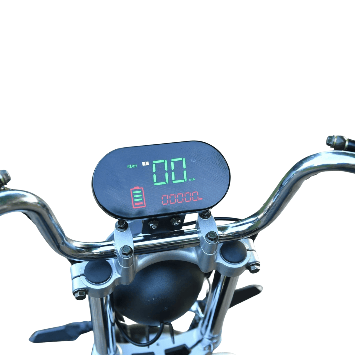 Close-up of the eHoodax 05WQ display