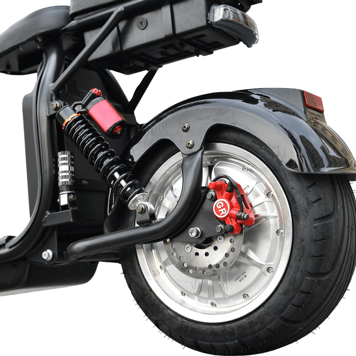 eHoodax X10 City Road suspension