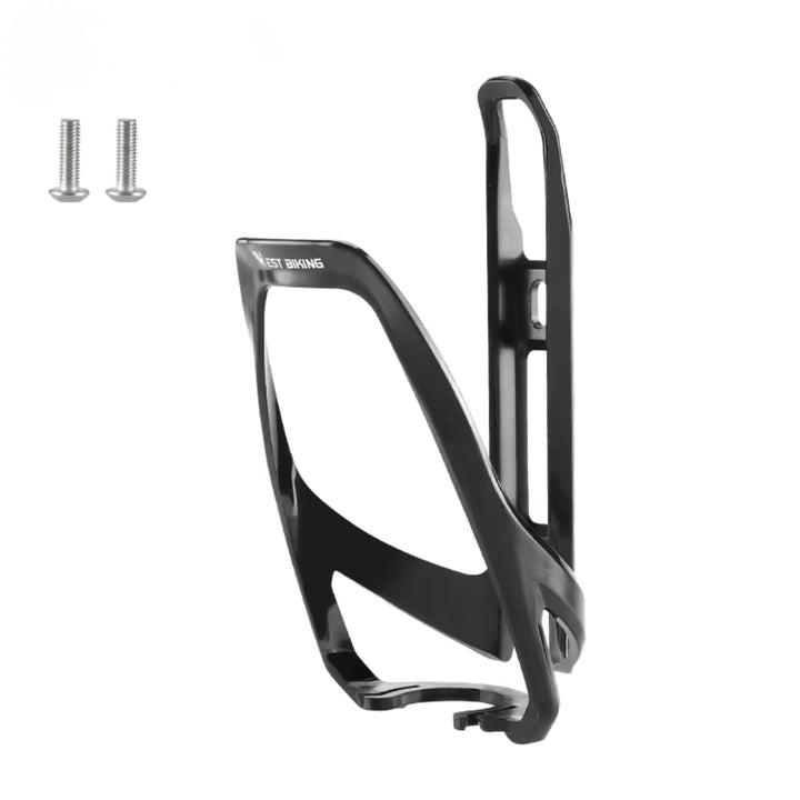 Bottle holder for e-bike frames in black