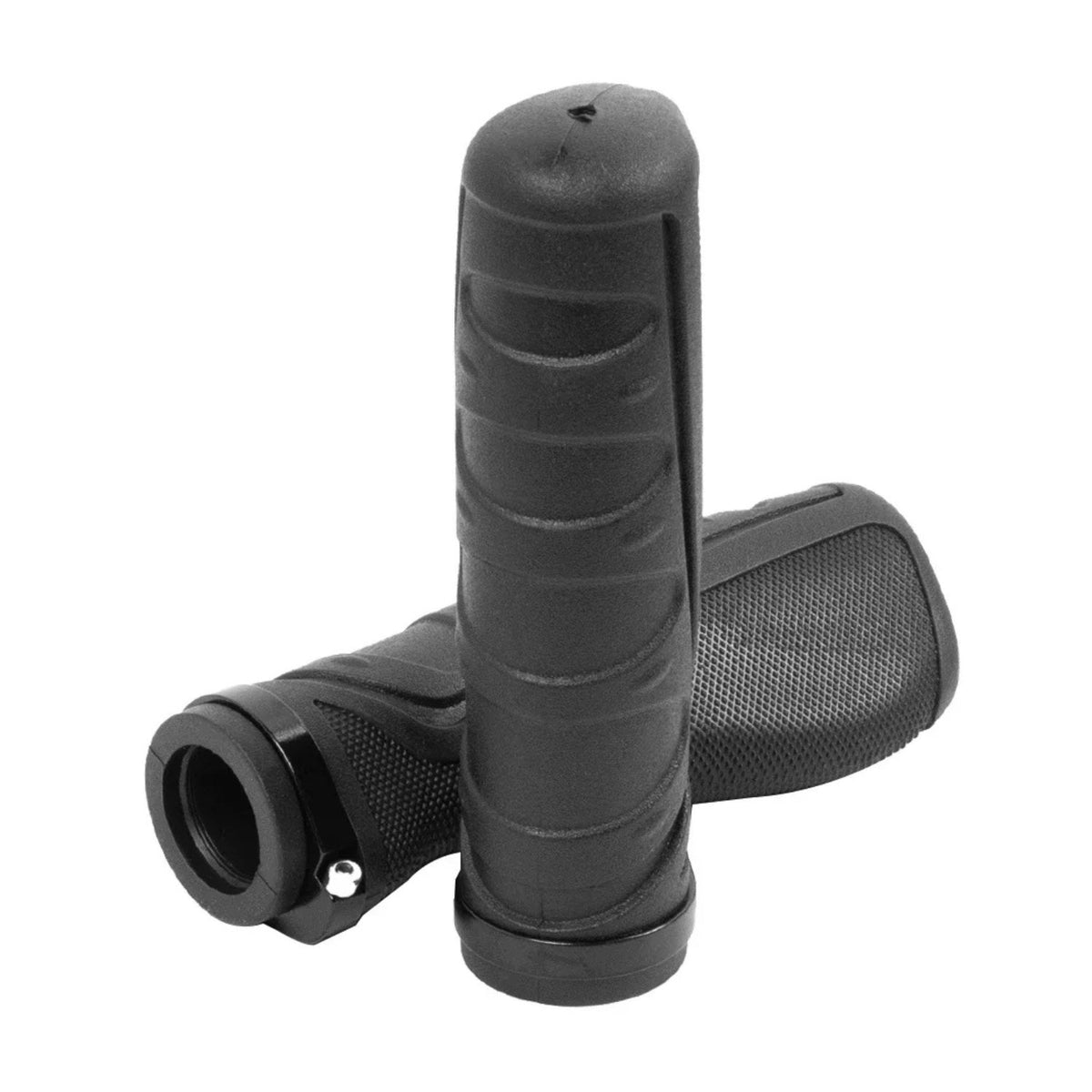 Rubber grips for INOKIM/ZERO in black, angled view from the other side
