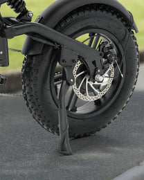 Detail of the Hidoes B6 Mini fat-tyre e-bike