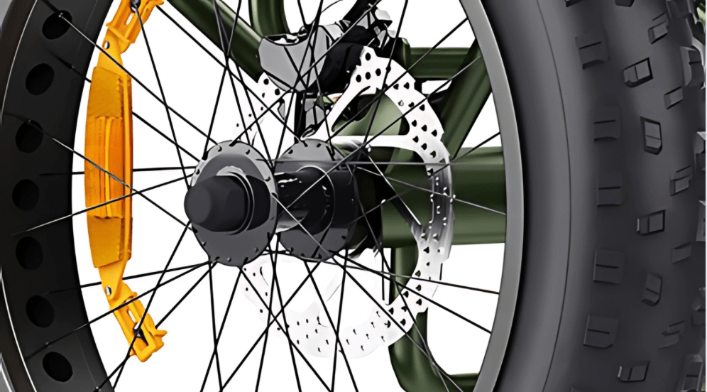 Hidoes ET1 front wheel and fork