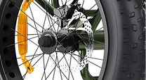 Hidoes ET1 front wheel and fork