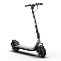 HIKERBOY CURTIS DUAL PRO electric scooter, rear three-quarter view in grey