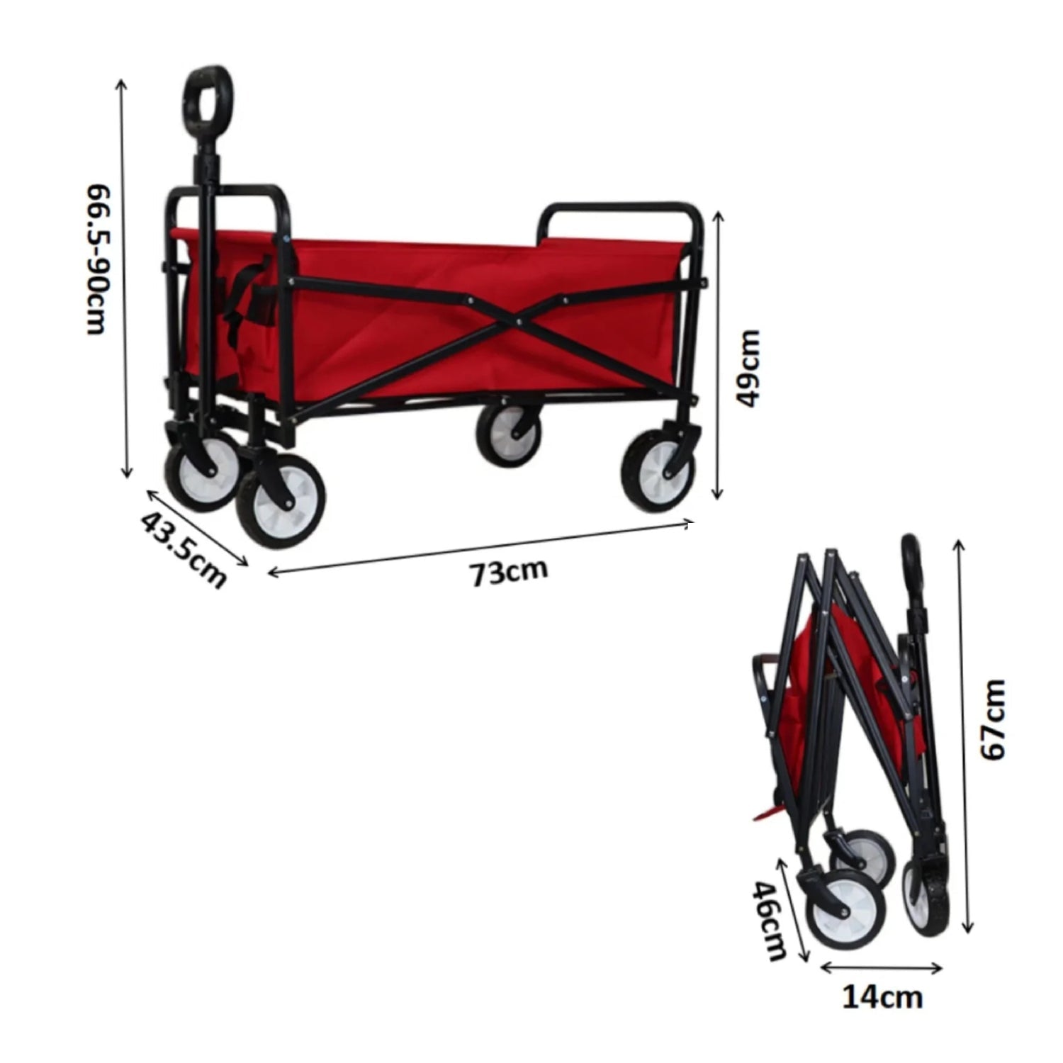Foldable transport wagon – Cargo Wagon Pro - Accessories - Wheelyshop
