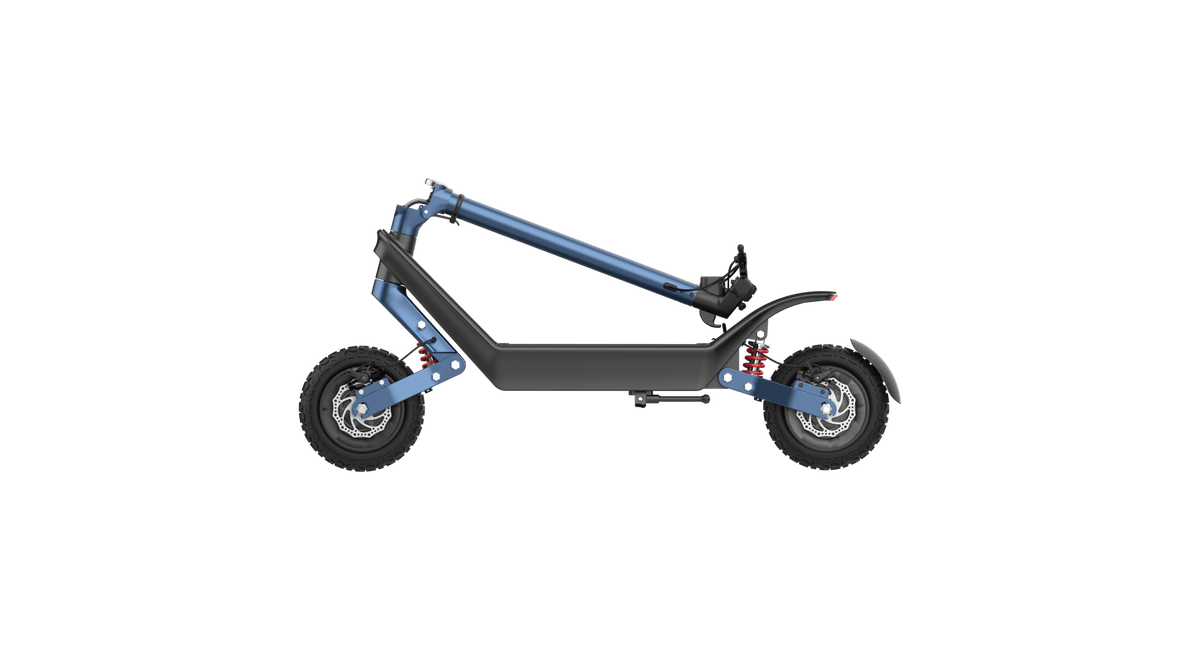 HX X10 electric scooter folded