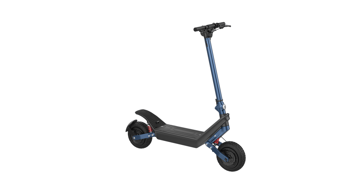 HX X10 electric scooter, front three-quarter view
