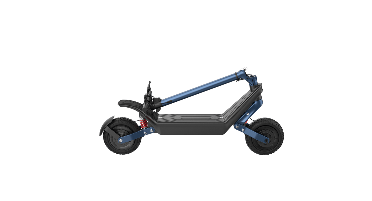 HX X10 electric scooter folded