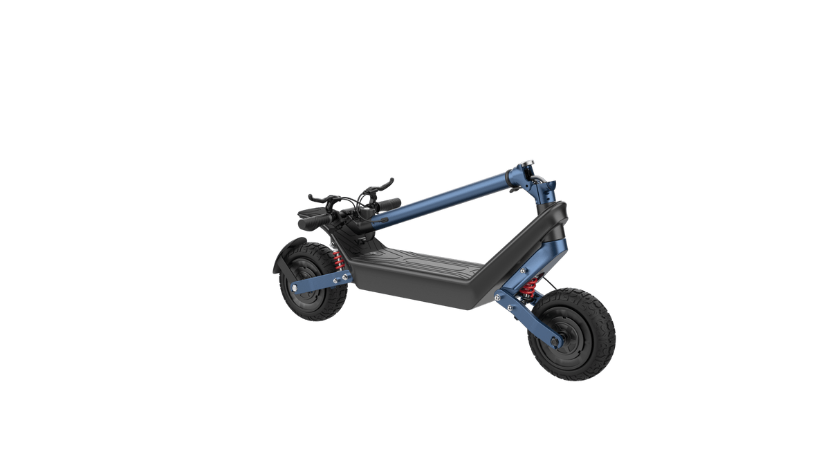 HX X10 electric scooter folded