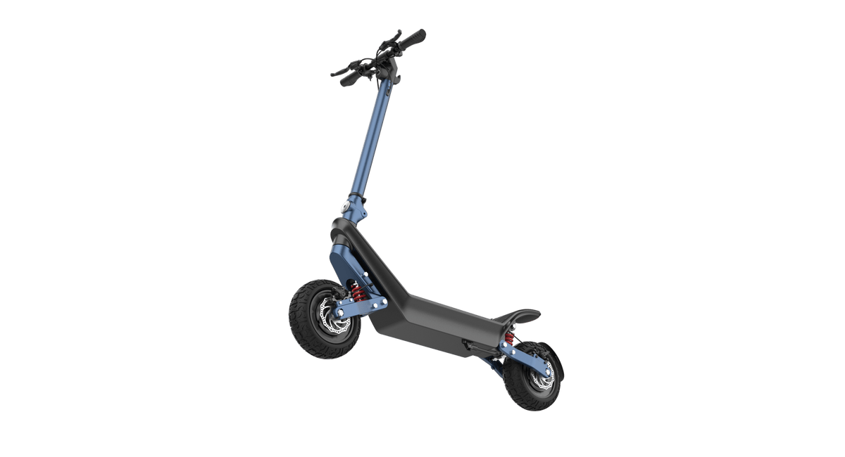 HX X10 electric scooter, front three-quarter view