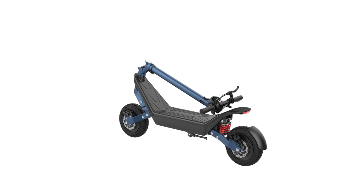 HX X10 electric scooter folded