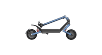 HX X10 electric scooter folded from the opposite side