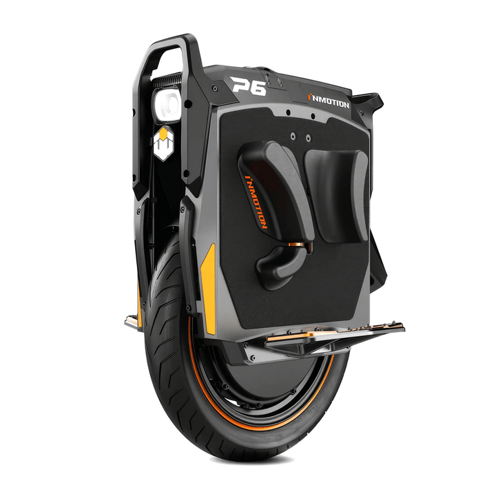 InMotion P6 electric unicycle, front three-quarter view